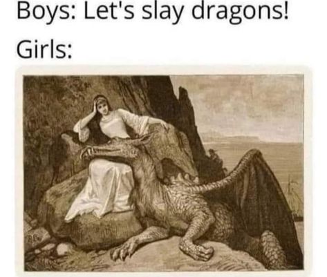 A Dragon, Funny Art, Mythical Creatures, Mood Pics, Funny Images, Really Funny, Drake, Funny Jokes, A Woman