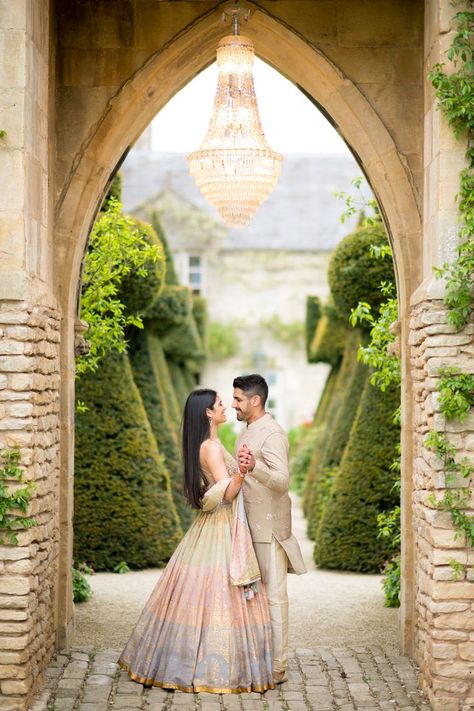 An incredibly dreamy prewedding shoot with Vibs and Shaan at the stunning Euridge Manor, UK. Gorgeous outfits from Sukriti and Aakriti. #preweddingshoot #asianprewedding #indianengagement #euridgemanor #pasteloutfits Pre Wedding Photoshoot Props, Prewedding Shoot, Indian Bride Photography Poses, Prewedding Photoshoot, Indian Wedding Poses, Bride Photos Poses, Pre Wedding Photoshoot Outfit, Engagement Photography Poses, Wedding Photoshoot Props