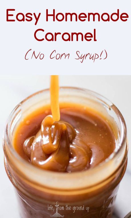 Dip your apples in this easy, delicious homemade caramel. Corn syrup and artificial stuff-free! Caramel No Corn Syrup, Caramel Without Corn Syrup, Caramel Apple Recipe, Easy Homemade Caramel, Homemade Caramel Corn, Apple Recipe, Homemade Caramel Sauce, Caramel Corn, Fudge Sauce