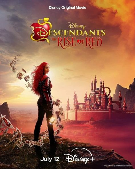 Disney Original Movies, Descendants Wicked World, Brandy Norwood, Disney Descendants Movie, Isle Of The Lost, Red Images, Film Disney, Cameron Boyce, Disney Descendants