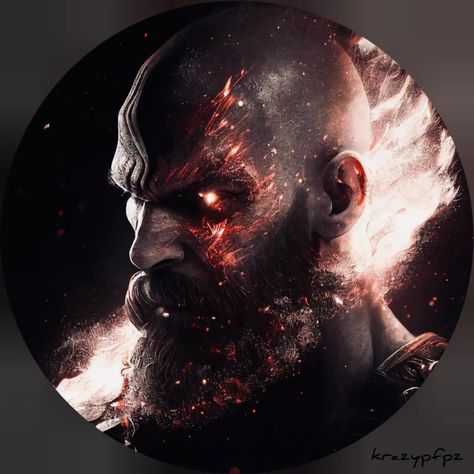 Kratos Pfp, Kratos Icon, Ps5 Pfp, God Of Wars, A Profile Picture, Cowboy Bebop, Matching Pfp, Profile Picture, Fantasy Art