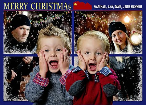 Home Alone Themed Christmas Card, Check out our funny Christmas Card Ideas by Sundance Photography OKC, Best Christmas Cards Ever! Holiday Cheermeister, Funny Family Christmas Photos, Funny Christmas Photo Cards, Funny Family Christmas Cards, Kid Picture, Future Christmas, Diy Christmas Photo, Funny Christmas Photos, Christmas Pic