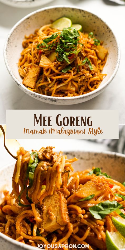 Indonesian Mee Goreng Noodles, Malaysian Dinner Recipes, Mee Krob Recipe, Yodels Recipe, Mamak Malaysia, Malaysian Food Recipes, Mee Goreng Recipe, Budget Lunches, Malaysian Noodles