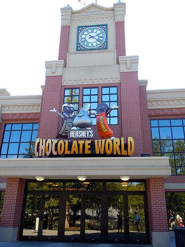 Highlights from Hershey, Pennsylvania: Sights and smells of a town founded on candy | Inside the Magic Hershey Pennsylvania, Hershey Park, Pennsylvania Travel, Hershey's Chocolate, Chocolate World, Hershey Chocolate, A Town, Vacation Places, Oh The Places Youll Go