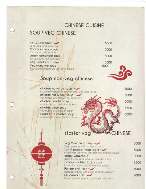 Mondays are for some delicious Chinese cuisines! Choose from an array of dishes on our menu at Bamboo Asian, Erbil. Come, feast with us today! Vietnamese Menu Design, Chinese Menu Card, Chinese Restaurant Menu Design, Chinese Menu Design, Restaurant Rebranding, Lemon Coriander Soup, Soya Sauce Chicken, Spicy Chicken Noodles, Chinese Menu