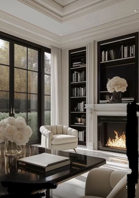 Neoclassical Interior, French Style Homes, Front Office, Luxury House Designs, Dream House Interior, House Inspo, Dream Home Design, Luxury House, Luxury Living Room