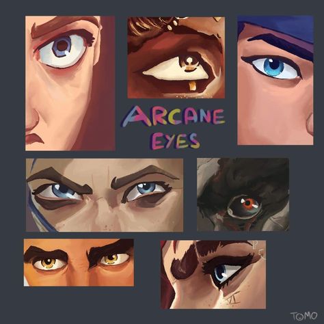 Arcane Eyes Tutorial, Arcane Shading Tutorial, How To Draw In Arcane Style, Arcane Artstyle Study, Arcane Artstyle Tutorial, How To Draw Arcane Art Style, Arcane Art Study, Arcane Analysis, Arcane Art Style Tutorial