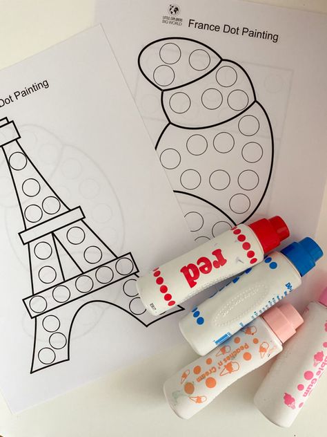 France Themed Activities For Kids - The Mama Notes Eiffel Tower Art For Kids, France Activities For Kids, France Activities, Eiffel Tower Craft, Themed Activities For Kids, Christmas In France, Homeschool Units, France Craft, Paris Crafts