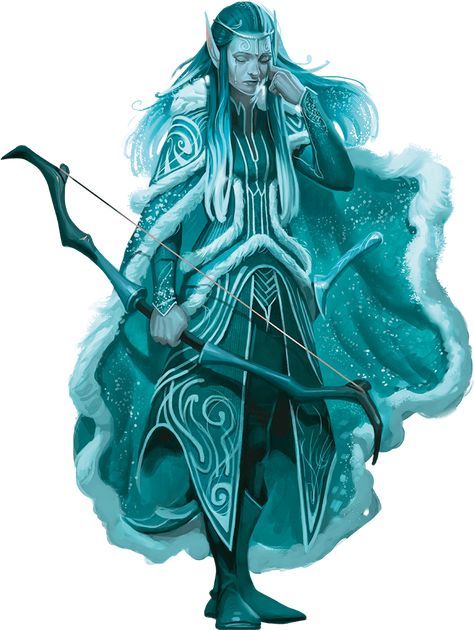 Winter Eladrin Snow Elf, High Elf, Fantasy Races, Dungeons And Dragons Characters, Dnd Art, Arte Fantasy, Fantasy Rpg, Fantasy Inspiration, Dnd Characters