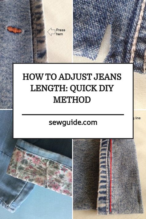 Learn how to shorten jean length in this easy Jeans Tutorial. Whether you're Hemming Jeans, Altering Jeans, or doing a Repair Jeans job, this guide shows how to keep the Original Hem for a professional finish. Master the basics of Sewing Hems to get a perfect fit every time! How To Shorten Jeans, Shorten Jeans, Hemming Jeans, Altering Jeans, Jeans Tutorial, Sewing Hems, Repair Jeans, Original Hem, Quick Diy