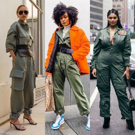 Boiler Suit Outfit, Basket Jordan, Suit With Jacket, Boiler Suit, Suit Style, Army Green, Bomber Jacket, Jordan, Fashion Outfits