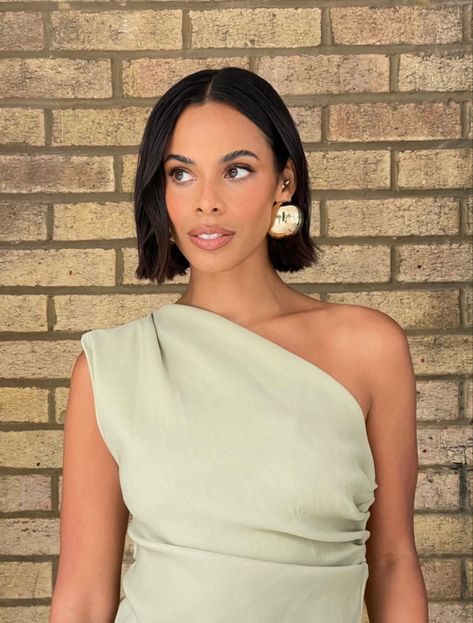 Rochelle Humes Short Hair, Rochelle Humes Hair, Rochelle Humes Style, Bob Formal Hairstyles, 4c Bob, Formal Bob Hairstyles, Formal Short Hairstyles, Elegant Short Hair, Rochelle Humes