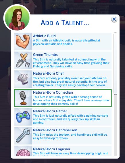 Talents & Weaknesses – Lumpinou's Sims 4 mods Sims 4 Cc Skills, Sims 4 Lumpinou Mods, Sims 4 Skills Mod, Sims 4 Athletic Cc, Sims 4 Gameplay Mods, Sims 4 Skills, Sims Traits, Sims 4 Jobs, Sims 4 Free Mods