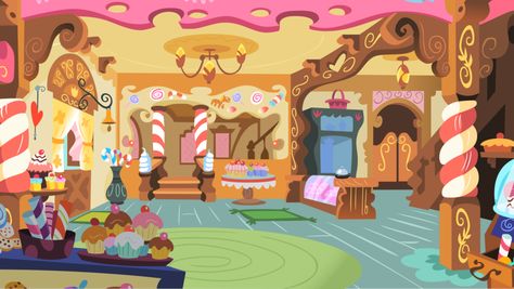 Sugarcube Corner Lobby by Firestorm-CAN on DeviantArt Mickey Mouse Wallpaper Iphone, Frozen Love, Bg Design, My Little Pony Equestria, My Little Pony Characters, Mlp Pony, My Little Pony Pictures, Pony Drawing, Cartoon Background