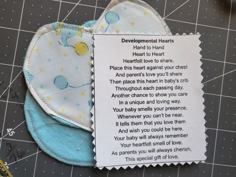 Scent Hearts Nicu, Bonding Hearts Nicu, Nicu Bonding Hearts, Nicu Crafts, Baby Lovie, Charity Work Ideas, Nurse Things, Premie Baby, Maternity Sewing