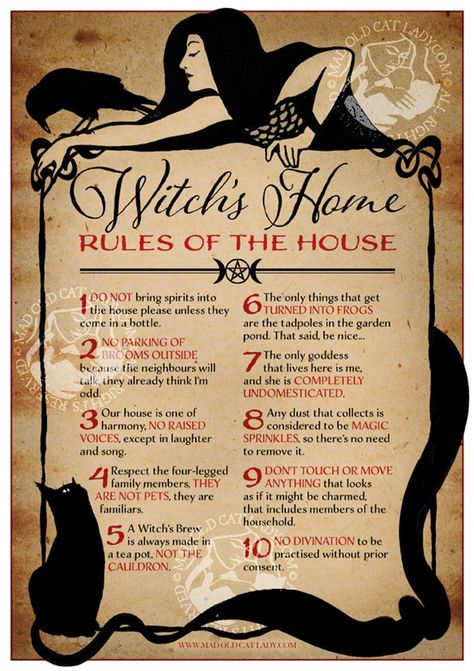 Rules Of The House, Machiaj Smokey Eyes, Witch's House, Witch Board, Wiccan Witch, Magick Spells, Wiccan Spell Book, Witchcraft Spell Books, Witch Spell Book