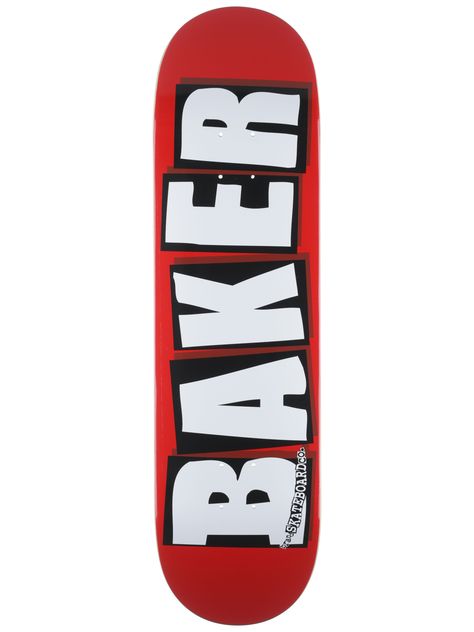 Baker Skateboards Baker team Logo Skateboard Deck Skateboard Wallpaper, White Deck, Baker Skateboards, Skateboard Logo, Baker Logo, Skateboard Wall Art, Skateboard Shop, Cool Skateboards, Skateboard Design