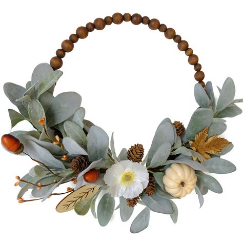 Wooden bead garland