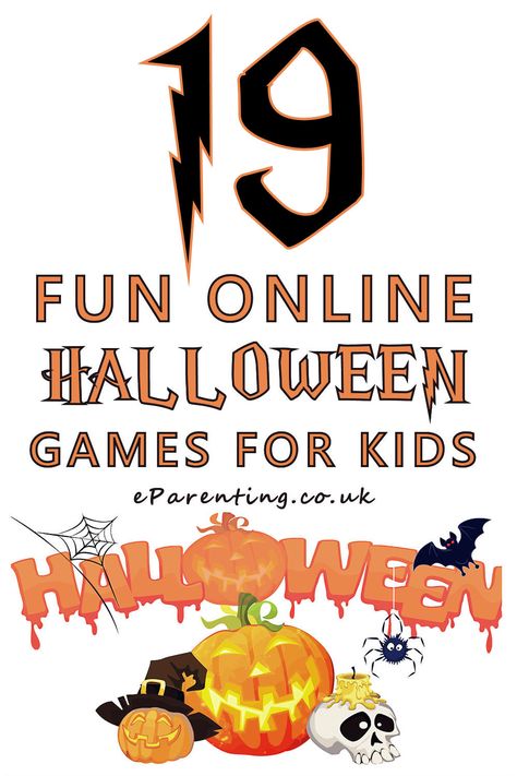 Halloween online games and activities for kids, with both fun and educational Halloween games. Halloween Games Online, Halloween Games For Adults, Halloween Crafts And Activities, Online Games For Kids, Halloween Games For Kids, Baby Parenting, Games For Adults, About Halloween, Halloween Games