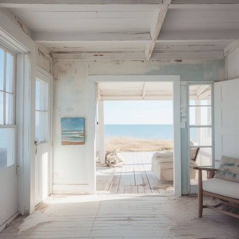 abandoned beach house Abandoned Beach, Old Beach House, Beach House Aesthetic, Botany Bay, Cottage Aesthetic, Coastal Grandmother, Vintage Beach, Beach Cottages, Club House