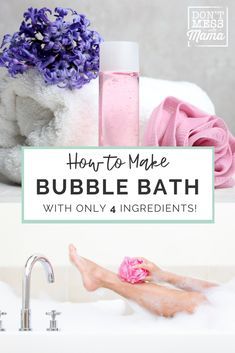 Bubble Bath Recipe Homemade, How To Make Bubble Bath Diy, Essential Oil Bubble Bath Recipe, Natural Bubble Bath Recipe, Home Made Bubble Bath, Homemade Bubble Bath Recipe, Best Bubble Bath, How To Make A Bubble Bath, Diy Bubble Bath Recipe