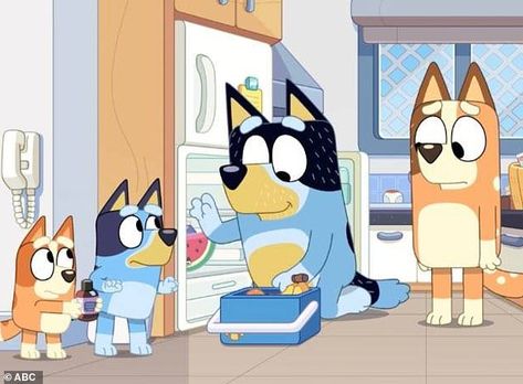 Bluey Theories, Bluey Fan Art Human, Bluey Fan Art, Bluey Chilli, Pantry Cupboard, How To Be Happy, Fan Theories, Dog Mum, What To Draw