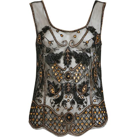 Miss Selfridge Baroque Embellished Tank Top ($80) ❤ liked on Polyvore featuring tops, shirts, tank tops, tanks, black, sequin tank, miss selfridge, embellished shirt, sequin tank top and see through tank tops Sheer Black Shirt, Fashion Dark, Black Sequin Top, Pretty Top, Sequin Tank, Fashion Styling, Sequin Tank Tops, Baroque Fashion, High Fashion Street Style