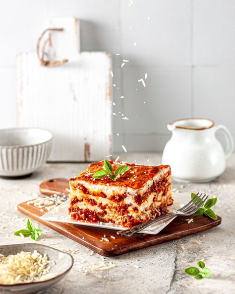 Lasagna Photography, Veg Lasagne, Food Stations, Food Photography Styling, Lasagna Recipe, Delicious Healthy Recipes, Food Styling, Food Photo, Lasagna