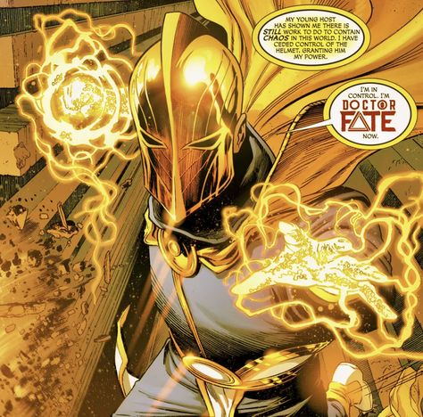 Doctor Fate, Dr Fate, Comic Icons, Comics, Yellow, Black