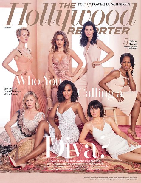 TV’s Leading Drama Actresses Roundtable: Jennifer Lopez, Kerry Washington, A-Listers on Nudity, Network Fights and the "Diva" Label | Hollywood Reporter Top Drama, Julianna Margulies, Regina King, Hollywood Reporter, Kerry Washington, Kirsten Dunst, The Hollywood Reporter, Looks Chic, Paros