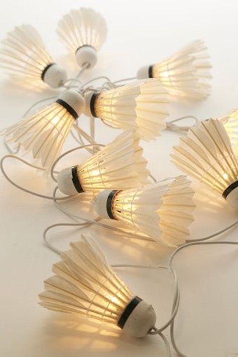 Luminaria Diy, Lampe Diy, Inexpensive Decor, Diy Lampe, Dekor Diy, Creation Deco, Diy Lamp, Diy Lighting, Badminton