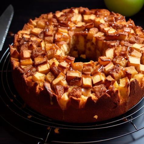 Jewish Apple Cake - That Oven Feelin Jewish Apple Cake, Potatoes And Peas, Pretzel Bark, Desserts Bread, Easy Delicious Dinners, Date Squares, Apple Cakes, Lemon Bars Recipe, Baked With Love