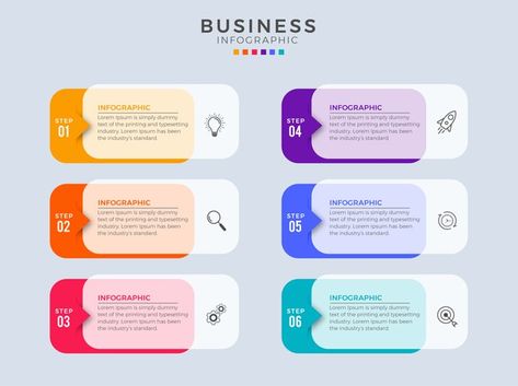 Infographic steps 6 flat design | Premium Vector #Freepik #vector #infographic #template #chart #timeline Inphographic Design Ideas, Charts Design, Infographic Steps, Infographics Template, Circle Infographic, Infographic Layout, Powerpoint Slide Designs, Information Visualization, Presentation Design Layout