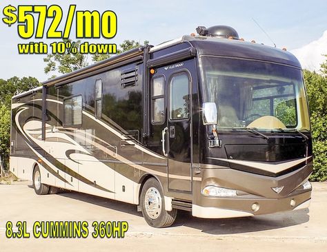 2008 Fleetwood Providence 40X, Class A - Diesel RV For Sale in Hickory creek, Texas | RVT.com - 96900 Fleetwood Rv, Rv Travel Trailers, Class A Rv, Diesel For Sale, Rv For Sale, Rvs For Sale, Rv Travel, Travel Trailers, Rv Living