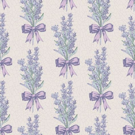 Seamless pattern with handdrawn sketch o... | Premium Vector #Freepik #vector #leaf-pattern #seamless #abstract-floral #seamless-floral Lion Canvas Painting, Flower Boquet, France Provence, Lavender Aesthetic, Music Collage, Seamless Backdrop, Lavender Flower, Textile Pattern Design, Romantic Design