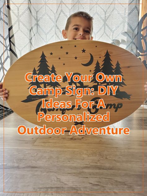 Transform your outdoor experience with a unique camp sign! In our guide, "Create Your Own Camp Sign: DIY Ideas For A Personalized Outdoor Adventure," discover creative and easy methods to design a sign that reflects your personality and enhances your camping space. Whether you're a seasoned camper or a weekend adventurer, these DIY ideas will inspire you to craft a memorable camp sign that showcases your style and makes your campsite feel like home. Camper Signs Diy Ideas, Sign Diy Ideas, Camping Signs Diy, Camping Signs Personalized, Outdoorsy Kids, Camper Signs, Best Weekend Getaways, Signs Diy, Camping Signs