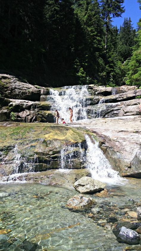 Walupt Creek Falls, Natural Water Slide, Oregon Hikes, Washington State Travel, Washington Hikes, Alaska Vacation, Water Photography, Beautiful Sites, Oregon Travel