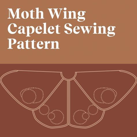 Rachael (@minimalistmachinist) • Instagram photos and videos Moth Cape Pattern, Moth Sewing Pattern, Diy Moth Wings, Wings Sewing Pattern, Moth Quilt, Moth Sweater, Moth Species, Wing Pattern, Moth Wings