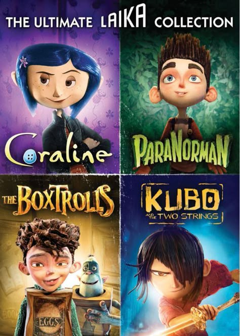 The Boxtrolls, Laika Studios, Coraline Art, Kubo And The Two Strings, Coraline Aesthetic, Coraline Jones, Childhood Movies, Film Anime, Movie Collection