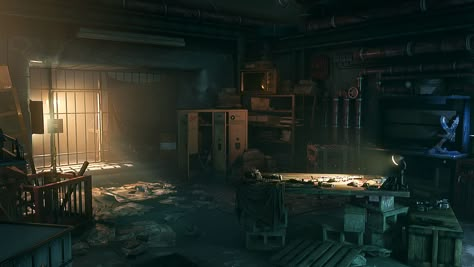 Building a Safe House with UE4 & Substance with Alex Beddows Cyberpunk Apartment, Story Props, Safe House, Tool Bench, Color Lighting, Marvelous Designer, Environment Art, Game Concept, Unreal Engine