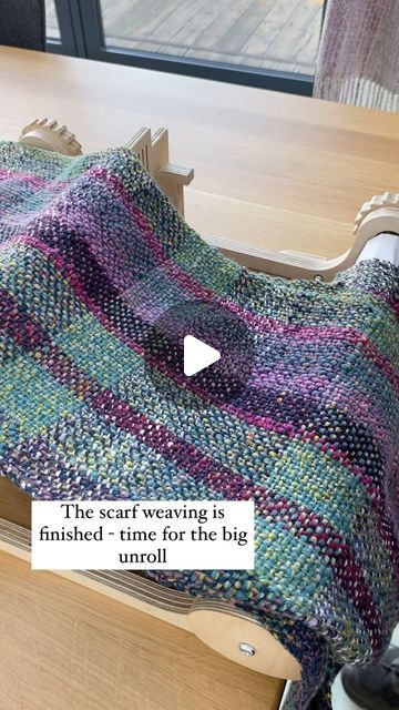 TabbyandTweed on Instagram: "Scarf weaving on the rigid heddle loom is finished. This scarf is woven on one of our looms using an 8 epi reed using up hand spun yarn from our yarn stash.

Our weaving kits can be purchased from our TabbyandTweed website for UK delivery and our TabbyandTweed Etsy shop for delivery elsewhere.

#weavingloom #rigidheddleweaving #scarfweaving #handspunyarn" Rigid Heddle Weaving Projects, Weaving Scarfs, Rigid Heddle Loom, Hand Spun Yarn, Rigid Heddle Weaving, Weaving Kit, Heddle Loom, Yarn Stash, Weaving Projects