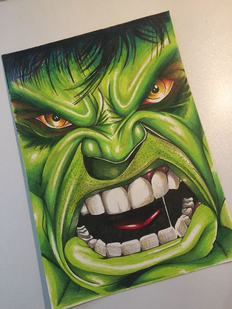 Hulk prismacolor drawing Hulk Pencil Drawing, Mini Colored Pencil Drawings, Pencil Colour Sketches Anime, Color Pencil Drawing Anime, Hulk Drawing Sketches, Hulk Art Drawing, Color Pencil Art Drawings Creative, The Hulk Drawing, Pencil Colours Drawing