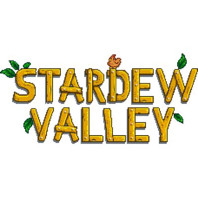 Stardew Valley Font, Stardew Valley Icons Png, Stardew Valley App Icon, Stardew Valley Icons, Valley Logo, Game Logos, Layout Aesthetic, Valley Game, Star Valley