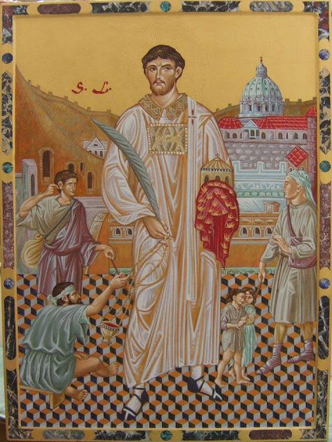 Αγ.Λαυρεντιος___ aug 10?? ( Whispers of an Immortalist: St. Lawrence the Greatmartyr Icons of Martyrs 3 Bible Pledge, St Lawrence Martyr, Saint Lorenzo, Saint Lawrence, St Lawrence, San Lorenzo, August 10, Orthodox Icons, St Michael