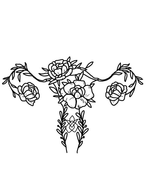 Uterus with fire rose unity symbol inside representing both SA survivors and body autonomy Uterus Flower Tattoo, Flower Uterus Tattoo, Uterus Tattoo Ideas, Floral Uterus Tattoo, Tattoos For Sa Survivors, Uterus Flowers, Fire Rose Unity Survivor Tattoo, Sa Survivor Tattoo, Flower Uterus