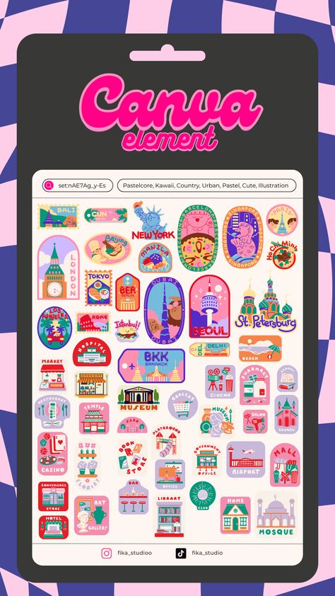 Free Canva Elements, Canva Illustration, Canva Backgrounds, Canva Stickers, Canva Codes, Graphic Shapes Design, Keyword Elements Canva, Canva Tips, Graphic Design Tutorials Learning