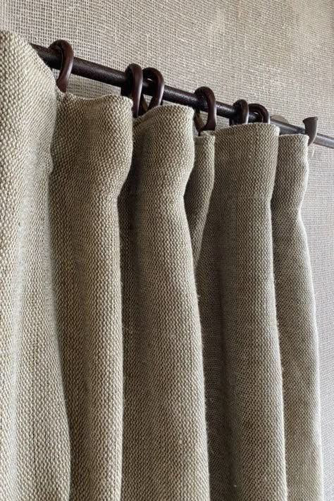 Wool Curtains, Linen Curtains Living Room, Chalet Living Room, Small Cottage Interiors, Living Room Curtain Ideas, Room Curtain Ideas, Cabin Curtains, Living Room Curtain, Moroccan Style Interior