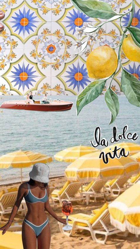 La dolce vita 🤌🏻 #moodboard #italy #aesthetic #italiansummer #beach #summer #collage #summervibes #ladolcevita Sicilian Summer Aesthetic, Italian Summer Collage, La Dolce Vita Wallpaper, Italian Summer Painting, Italian Lifestyle Dolce Vita, Summer Moodboard Aesthetic, Dolce Vita Party, La Dolce Vita Aesthetic, Dolce Vita Aesthetic