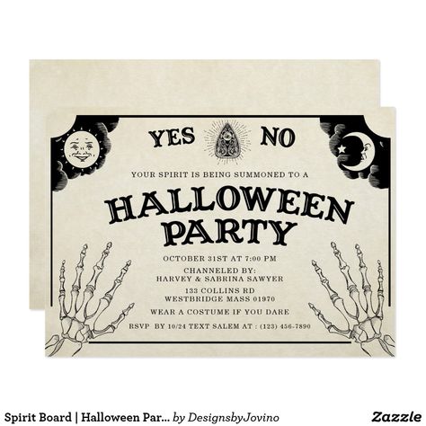 Halloween Party Invitations Ideas, Halloween Invitation Ideas, Halloween Invitaciones, Graphic Design Careers, Fiesta Halloween, Halloween Invite, Invitation Card Party, Halloween House Party, Illustrator Design Tutorial