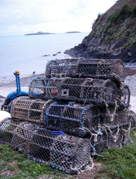 Anglesey - lobster pots Lobster Pots Fishing, Fishing Town Aesthetic, You're My Lobster, Comedy Of Errors, Lobster Shack, Fishing Town, Town Aesthetic, North Shields, My Lobster